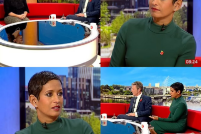 Not a funny joke: Naga Munchetty of BBC Breakfast was furious when her co-hosts made “ignorant” comments about issues affecting children and women in the latest broadcast.