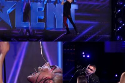 VIDEO: A Britain’s Got Talent contestant left viewers feeling nauseous after using their “mouth” to pull themselves up to the stage ceiling.