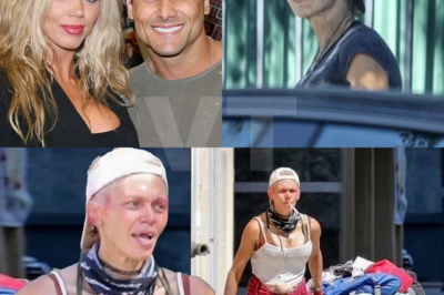SHOCK: The homeless ex-wife of ‘Baywatch’ star was seen in a truly PITIFUL state, rummaging through garbage while smoking a cigarette and incessantly muttering and cursing about the terrible past that led her to this situation, all caused by Jeremy Jackson!