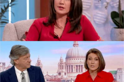 VIDEO: Richard Arnold stuns GMB co-host Susanna Reid by declaring that she is the reason he HAD TO LEAVE the show.