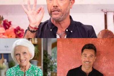 Mary Berry, 89, a chef who once worked with Gino D’Acampo, has posted a satirical drawing of herself that Gino allegedly forced her to pose “n@ked with legs spread” for, along with a farewell message on her personal page.