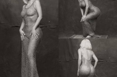 Kim Kardashian once again channels Marilyn Monroe in newly released photos that are “more revealing than ever,” causing fans to exclaim, “Someone cover my eyes!”