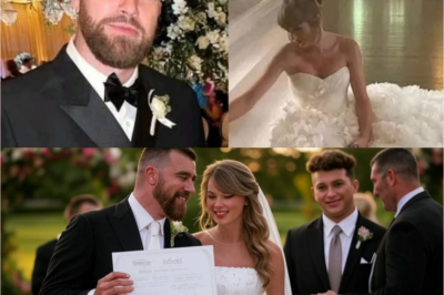 NFL superstar Travis Kelce and pop icon Taylor Swift have officially said “I do” in a breathtaking wedding ceremony that blended athletic grit with musical glamour.