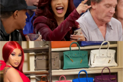 VIDEO: Cardi B loses her cool as she reacts to her child damaging her expensive $60,000 Hermès Kelly bag, unable to control her emotions and letting out a string of expletives.