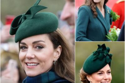 Kate Middleton Stuns in Recycled Royal Fashion for St. Patrick’s Day – The Secret Message Behind Her Green Outfit Will Shock You!
