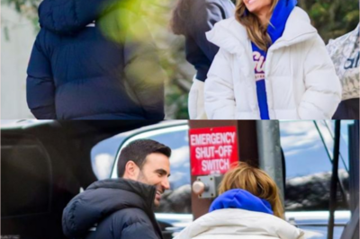 Jennifer Lopez was seen getting close with British actor Brett Goldstein while filming in New York, leading to rumors of a possible romance that has fans excited.