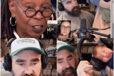 EXCLUSIVE: Whoopi Goldberg UNLEASHES on Jason & Kylie Kelce on ‘The View’ – Accuses Them of Exploiting Newborn Daughter Finn Anna!