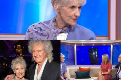 Veteran actress Anita Dobson tearfully updates viewers on husband and Queen legend Brian May’s condition on Good Morning Britain after his severe stroke.