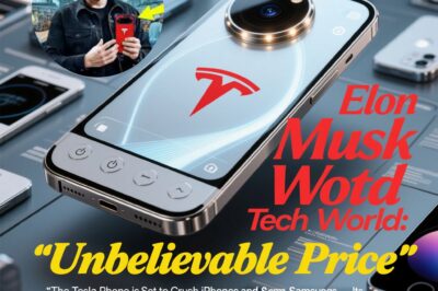 MUSK BOMBSHELL: Tesla Phone to OBLITERATE iPhone & Samsung—Jaw-Dropping Price Tag Will Break the Internet!