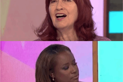 Janet Street-Porter, an experienced reporter, surprises viewers on Loose Women by describing an AI image of her dog as resembling a custodian, leading Charlene White to issue a serious caution—her bold reply only intensifies the situation.