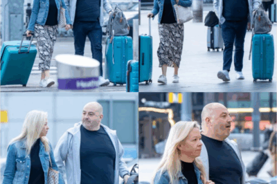 SHOCKING: Wynne Evans departs the United Kingdom with her partner amid Strictly controversy—Yet supporters recognize a “Cry for Help” subtly embedded in her holiday updates.