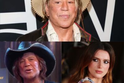 Former Big Brother contestant Mickey Rourke refutes claims of causing injury to Bella Thorne’s hip during the filming of “Girl” in 2020, following her criticism of his behavior as “appalling” and “the most terrible in my professional life.”