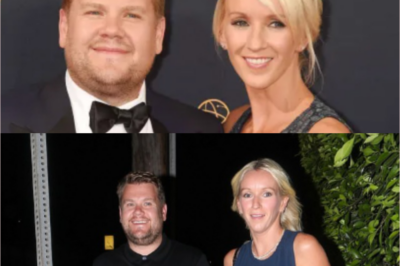 After a surprising remark about 90-year-old Dame Judi Dench, comedian James Corden spends quality time with his wife Julia Carey on a romantic Santa Monica outing—will the controversy impact their relationship?