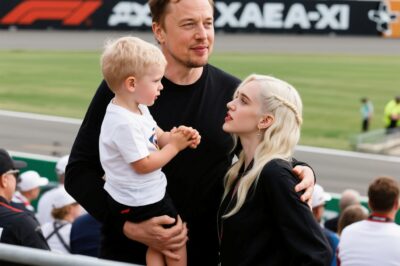 Elon Musk & 3-Year-Old Son X AE A-XII SPOTTED at F1 Race Amid GRIMES CUSTODY BATTLE!