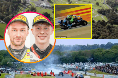 HORROR CRASH British Superbikes event abandoned as two riders die after being caught in ‘severe & catastrophic’ 11-bike crash