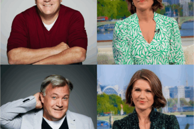 After a long vacation and a fun weekend football match, Ed Balls returned to the Good Morning Britain studio with a tan — and a crippling pain that left him “almost immobile.”